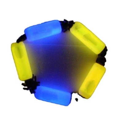 Braccialetto a perline chimiche glow per unisex in diversi colori